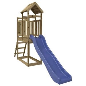 vidaXL Outdoor Playset Pine Treated Pinewood Large Durable
