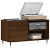 vidaXL Record Cabinet Brown Oak Engineered Wood Medium Record Cabinet