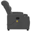 vidaXL Massage Recliner Chair Dark gray