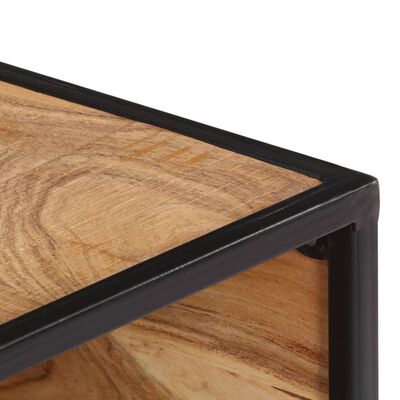 vidaXL Coffee Table 27.5"x27.5"x12.5" Solid Acacia Wood