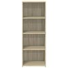 vidaXL Highboard Sonoma Oak Engineered Wood Medium Highboard