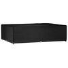 vidaXL Garden Furniture Cover Black Polyethylene (PE), Aluminum