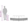 vidaXL Hot Tub Bench Grey PE rattan 44.1 in Removable Covers