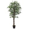 vidaXL Artificial Maple Tree 224 Leaves 31.5" Green