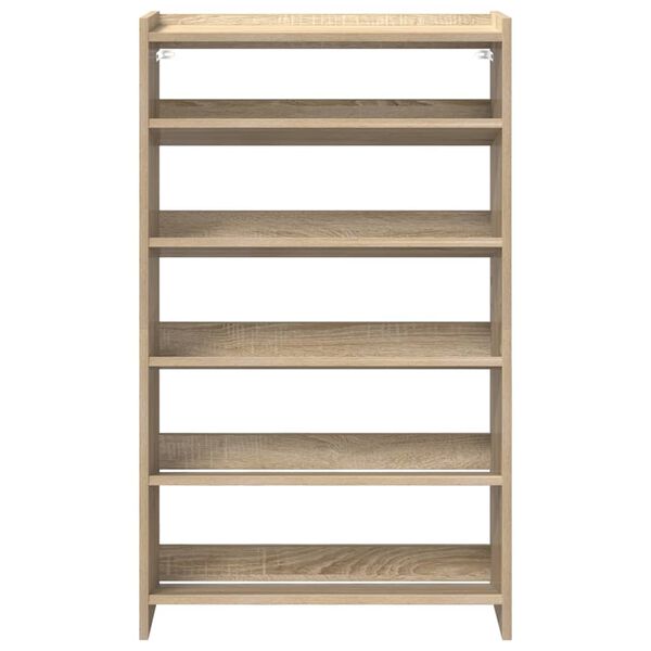 vidaXL Shoe Rack Sonoma oak Engineered wood Medium Shoe Rack