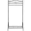 vidaXL Clothing Rack Black Steel 68.5 in height, 35.4 in length