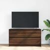 vidaXL TV Cabinet Brown Oak Engineered Wood TV Cabinet Rectangular