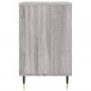 vidaXL Shoe Cabinet Grey Sonoma Engineered wood, Metal Standard