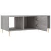 vidaXL Coffee Table Gray Sonoma Engineered wood, iron Medium
