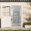 vidaXL Door Curtain Transparent 7.87"x0.06" 164' PVC