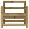 vidaXL Garden Chair Natural Pressure-treated pine wood Medium Modular