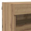 vidaXL TV Wall Cabinet Set 7 pcs Artisan Oak Engineered Wood