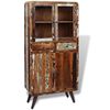 vidaXL China Cabinet Multicolor Reclaimed wood Large China Cabinet
