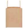 vidaXL Paper Bags 250 pcs with Handles Brown 32x22x24 cm
