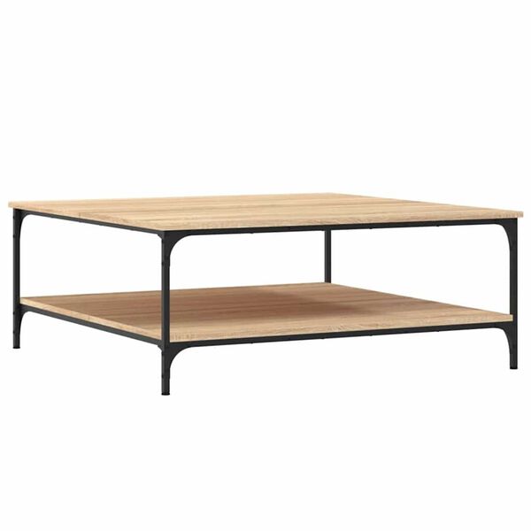 vidaXL Coffee Table Sonoma Oak Engineered wood, Iron Large Coffee Table
