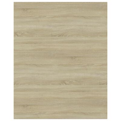 vidaXL Bookshelf Boards 4 pcs Sonoma Oak 15.7"x19.7"x0.6" Engineered Wood