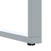 vidaXL Garden Dining Table Gray 55.1" x 31.5" x 29.5
