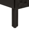 vidaXL Side Cabinet Black Solid Mango Wood Medium Side Cabinet