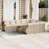 vidaXL Garden Sofa Set Beige