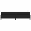 vidaXL Bed Frame with Mattress Black 39.37 x 78.74 in Fabric