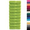 vidaXL Soap Towel Set of 10 Green 100% Cotton 12 x 12 in