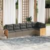 vidaXL Garden Sofa Set Grey