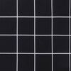 vidaXL Patio Bench Cushion Black Check Pattern 59.1x19.7x1.6" Oxford Fabric
