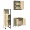 vidaXL Bathroom Cabinet Set Sonoma oak