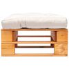 vidaXL Pallet Ottoman Honey Brown, Sand