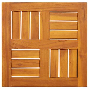 vidaXL Table Top Natural Solid Acacia wood 15.7x15.7 in Durable