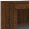 vidaXL Sideboard Brown oak Engineered wood Medium Sideboard