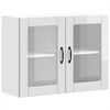 vidaXL Kitchen Wall Cabinet High gloss white Engineered wood