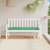 vidaXL Garden Bench Cushion Green 59.1"x19.7"x2.8" Oxford Fabric