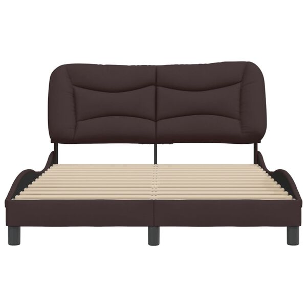 vidaXL Bed Frame Dark Brown