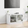 vidaXL TV Cabinet White Engineered Wood Medium TV Cabinet Rectangular