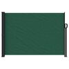 vidaXL Retractable Side Awning Dark Green