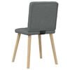vidaXL Dining Chair Set of 4 Dark Gray