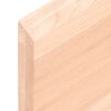 vidaXL Bathroom Countertop 78.7 x 23.6 x (0.8-1.6) " Untreated Solid Wood