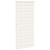 vidaXL Zebra Blind Marble beige 100% Polyester, Aluminum 41.3 in x 78.7 in
