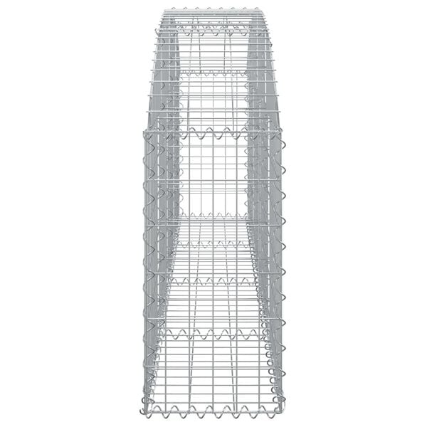 vidaXL Gabion Basket Silver Galvanized Iron Large Durable Gardening