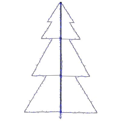 vidaXL Christmas Cone Tree 200 LEDs Indoor and Outdoor 3x5 ft