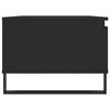 vidaXL Coffee Table Black Engineered wood Medium Storage Coffee Table