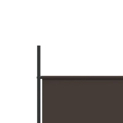 vidaXL 3-Panel Room Divider Brown 59.1"x78.7" Fabric