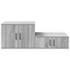 vidaXL Storage Cabinet 2 pcs Grey Sonoma 50.00 x 16.14 x 15.75 in