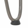 vidaXL Hairpin Table Leg Natural Steel Solid powder-coated steel Small