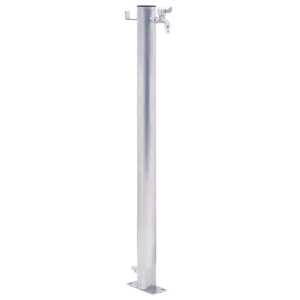 vidaXL Water Column Silver Stainless steel Standard Durable
