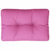 vidaXL Pallet Cushion Pink 100% Polyester 23.6 x 15.7 x 4.7 in