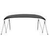 vidaXL 4 Bow Bimini Top Anthracite 95.7"x(90.6"-96.1")x53.9"