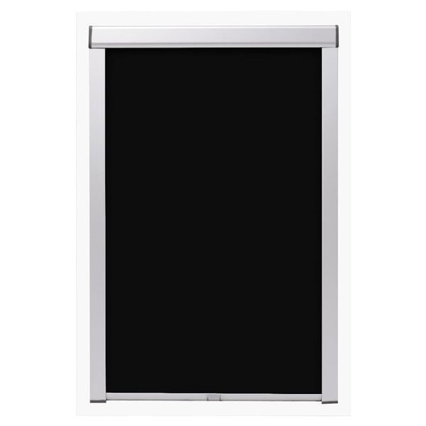 vidaXL Blackout Roller Blinds Black 206