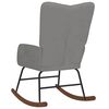 vidaXL Rocking Chair Light Grey